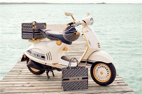 dior zadel scooter|vespa christian dior 946.